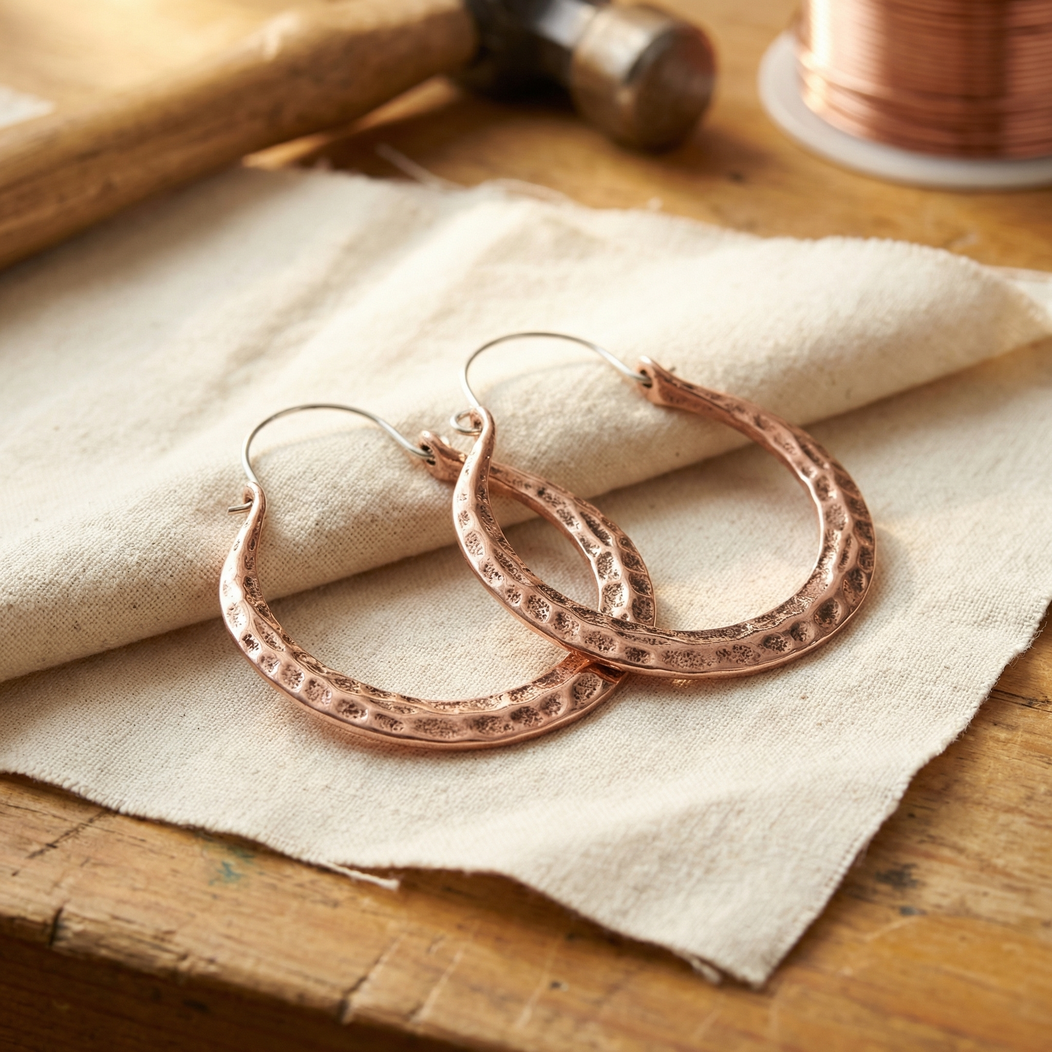 Karla’s Forge Kobberøreringe