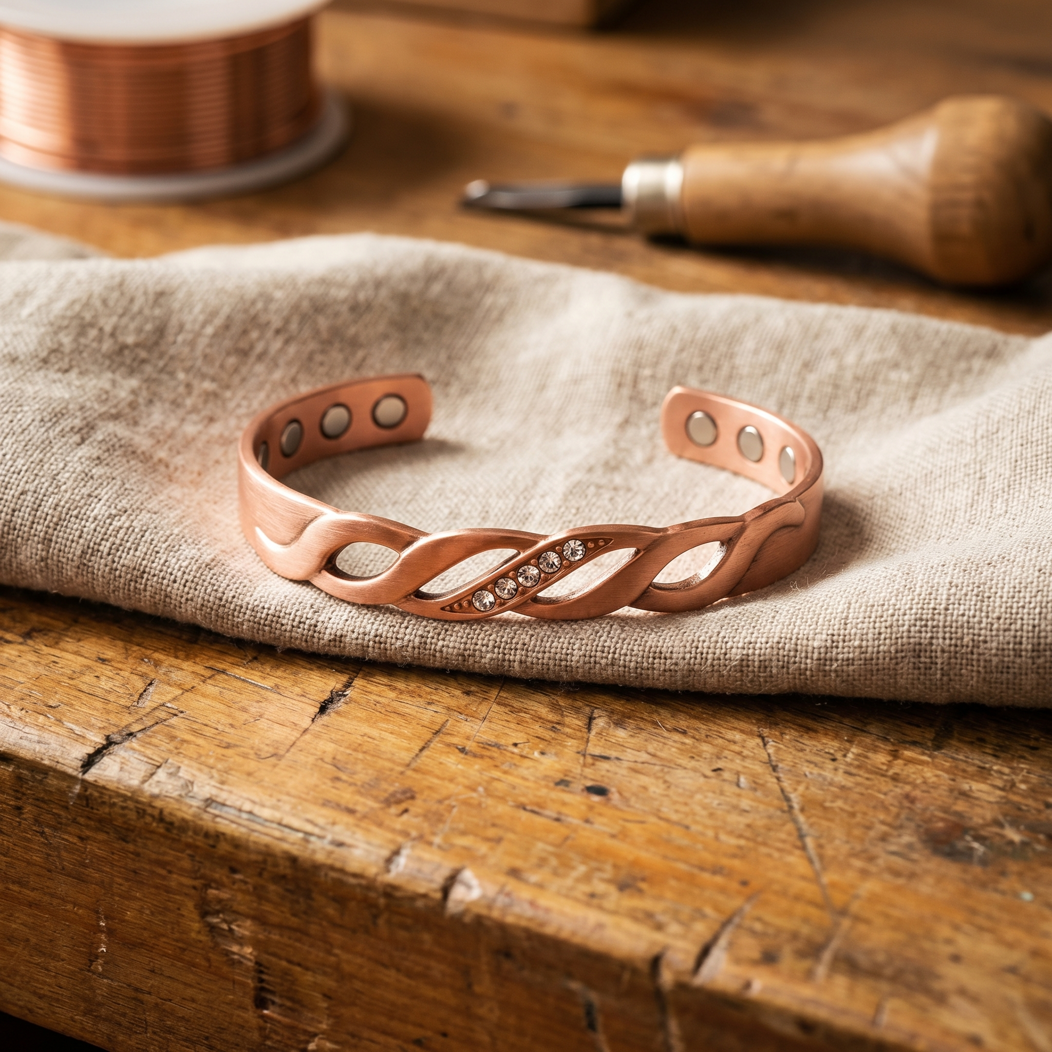 Karla’s Glimmer Kobber Armbånd