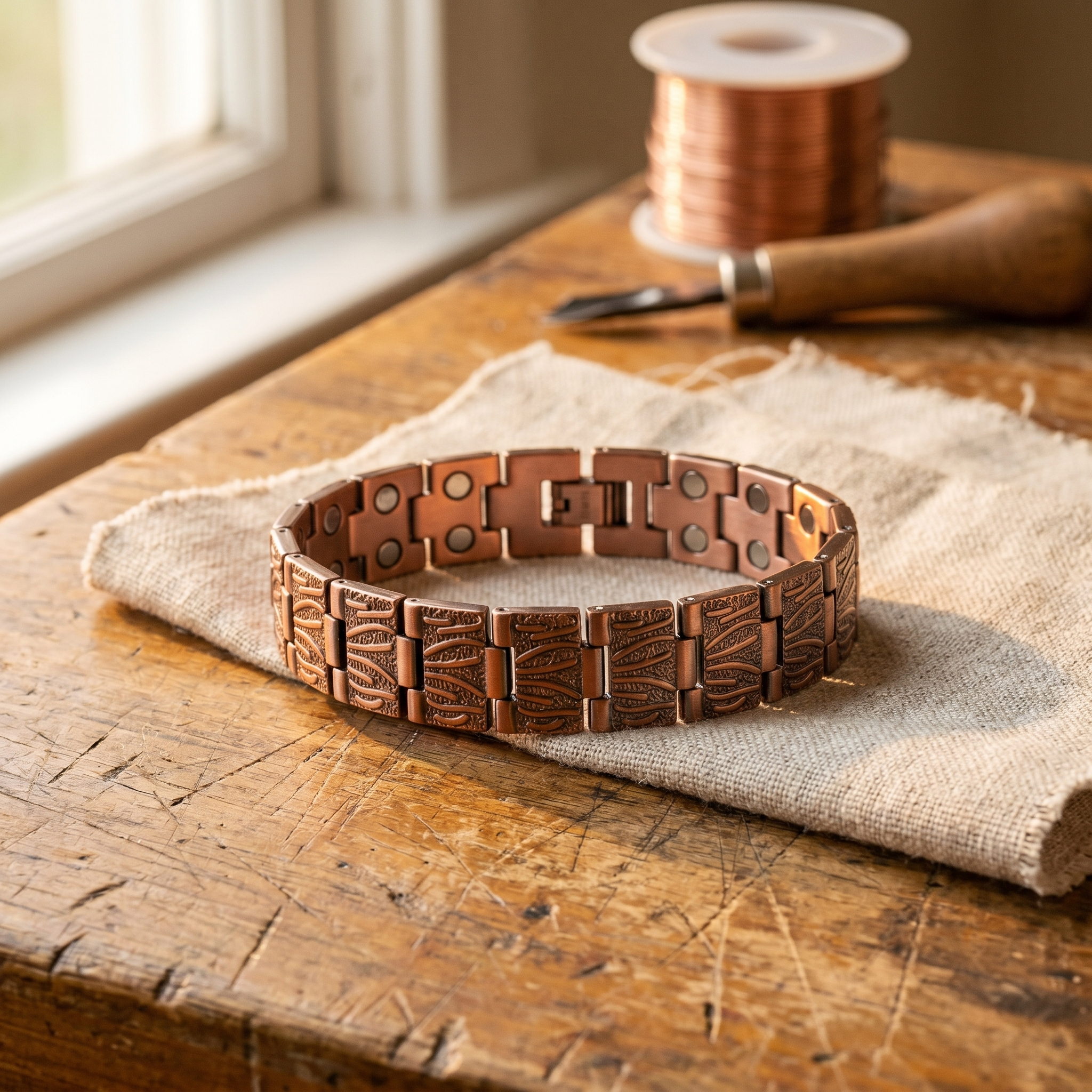 Karla’s Driftwood Herre Kobberarmbånd